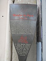 Panneau Histoire de Paris « Le Bataclan »