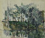 Paul Cézanne - Hus ved en flod - 1954.304 - Art Institute of Chicago.jpg