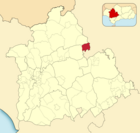 Расположение муниципалитета Пеньяфлор на карте провинции