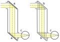 Basic principle with mirrors or prisms