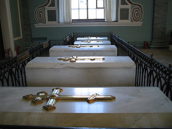 Tombs inside the cathedral