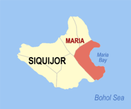 Maria na Siquijor Coordenadas : 9°11'46"N, 123°39'18"E