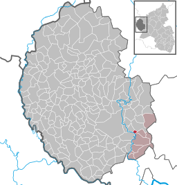 Läget för Philippsheim i Eifelkreis Bitburg-Prüm