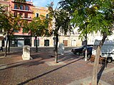 Català: Plaça dels Carros. Pl. dels Carros (Tarragona). This is a photo of a building listed in the Catalan heritage register as Bé Cultural d'Interès Local (BCIL) under the reference IPA-12385. Object location 41° 06′ 37″ N, 1° 14′ 59.98″ E  View all coordinates using: OpenStreetMap