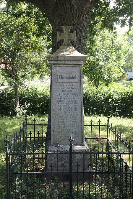 Poelchow Kriegsdenkmal