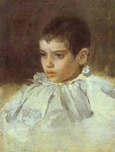 Portrait of Lialia (Adelaida) Simonovich (1880)