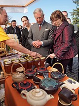 Prince Charles in Hostětín on 22 March 2010