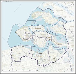 Gemeentegrenzen Zeeland
