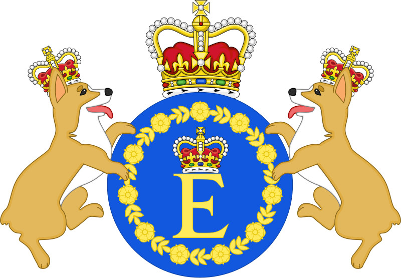 File:Psuedo-heraldic design for Elizabeth II.svg