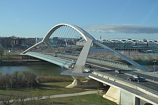 <span class="mw-page-title-main">Third Millennium Bridge</span> Bridge in Zaragoza, Spain