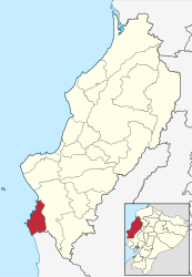 Cantone di Puerto López – Mappa