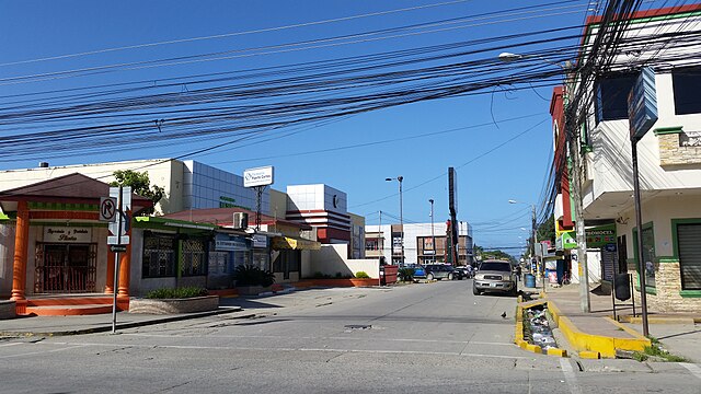 Innenstadt von Puerto Cortés