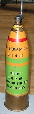 BBC - A History of the World - Object : A brass 4.5 Howitzer shell case