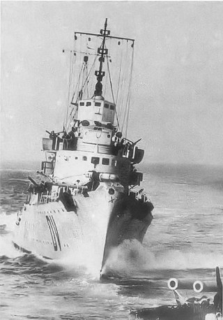 Italian destroyer <i>Giovanni da Verrazzano</i> Destroyer of the Regia Marina