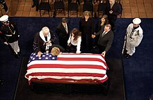 Death And State Funeral Of Ronald Reagan Wikipedia   220px ReaganFamilyPresidentialLibrary 