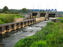 Recknitz-Wehr in Zarnewanz