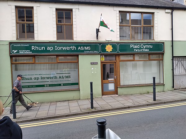 Rhun ap Iorwerth's office in Llangefni