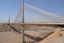 Riyad, Suudi Arabistan'daki Wadi Laban Köprüsü