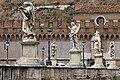 Ángeles en el Puente Sant'Angelo.