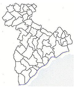 Mapa lokalizacyjna okręgu Giurgiu