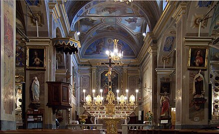 Interior de la Iglesia de Santa Margarita