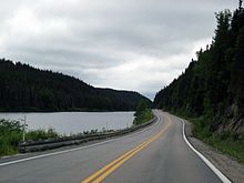 Route 389 between Baie-Comeau and Manic 5 Route 389 Baie-Comeau - Manic 5.jpg