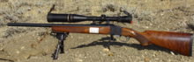 A Ruger No. 1 varmint rifle Ruger no1 223 varmint rifle.png