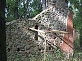 East wall / Ostwand mit erhaltener Fensteröffnung