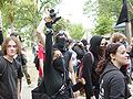 Demonstrators leave Dupont Circle on the way to the World Bank.