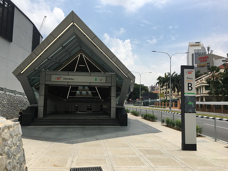 File:SBK Line Merdeka Station Entrance B 3.jpg