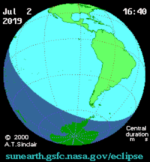 Éclipse Solaire Du 2 Juillet 2019: éclipse solaire
