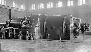 Unidad de generación eléctrica Ljungström 50 MW, 1932