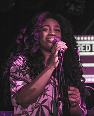 SZA performing in 2013