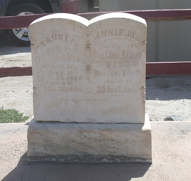File:Sacaton-Graves of Franklin and Annie E. Coakes.JPG