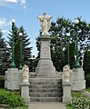 Statue du Sacré-Coeur à Saint-Paulin