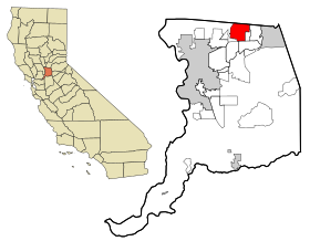 Sacramento County California Incorporated and Unincorporated areas Citrus Heights Highlighted.svg