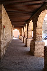 Sahagún, arcades of the church s. lorenzo