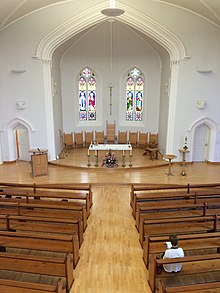 View of the sanctuary from the gallery SanctuaryViewGallery.jpg