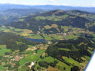 The Wimitzer Mountains near Sankt Urban
