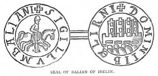 <span class="mw-page-title-main">Balian of Ibelin</span> 12th-century nobleman in the Kingdom of Jerusalem