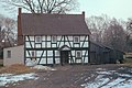 Schmittmühle Londorf digitalisiertes Dia von ca. 1990 Wohnhaus und Mühle. Früher Hammer danach Getreidemühle