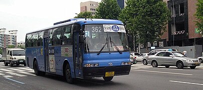 태진운수 소속 서울시내버스 362번 에어로 스페이스 LS