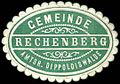 Siegelmarke der Gemeinde Rechenberg