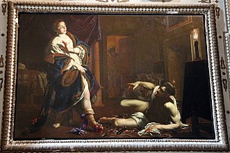 Simon Vouet, Versuchung des hl. Franziskus, 1632, Rom, San Lorenzo in Lucina (S. 133 · Überwundene Versuchungen)