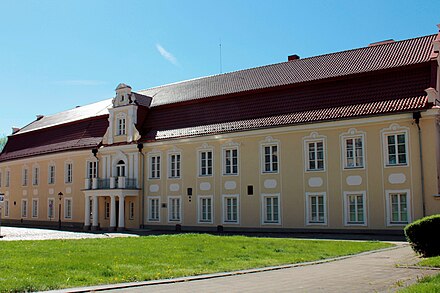 Maironis Lithuanian Literature Museum, located in the Siručiai Palace