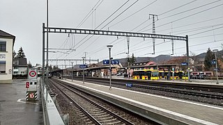 Sissach railway station Railway station in Switzerland