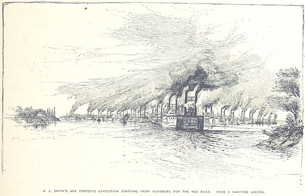 A. J. Smith's and Porter's expedition starting from Vicksburg for the Red River