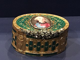 Snuff-Box with a Portrait of Grand Duke Pavel Petrovich