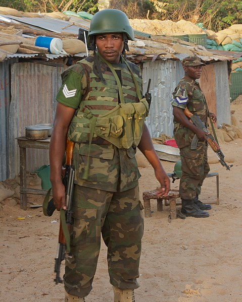 A Ugandan soldier in 2011
