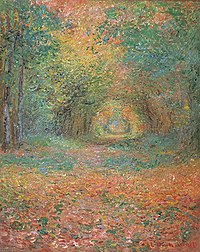 Undergrowth in the Forest of Saint-Germain Sous-bois dans la foret de Saint-Germain by Monet (Yamagata Museum of Art).jpg